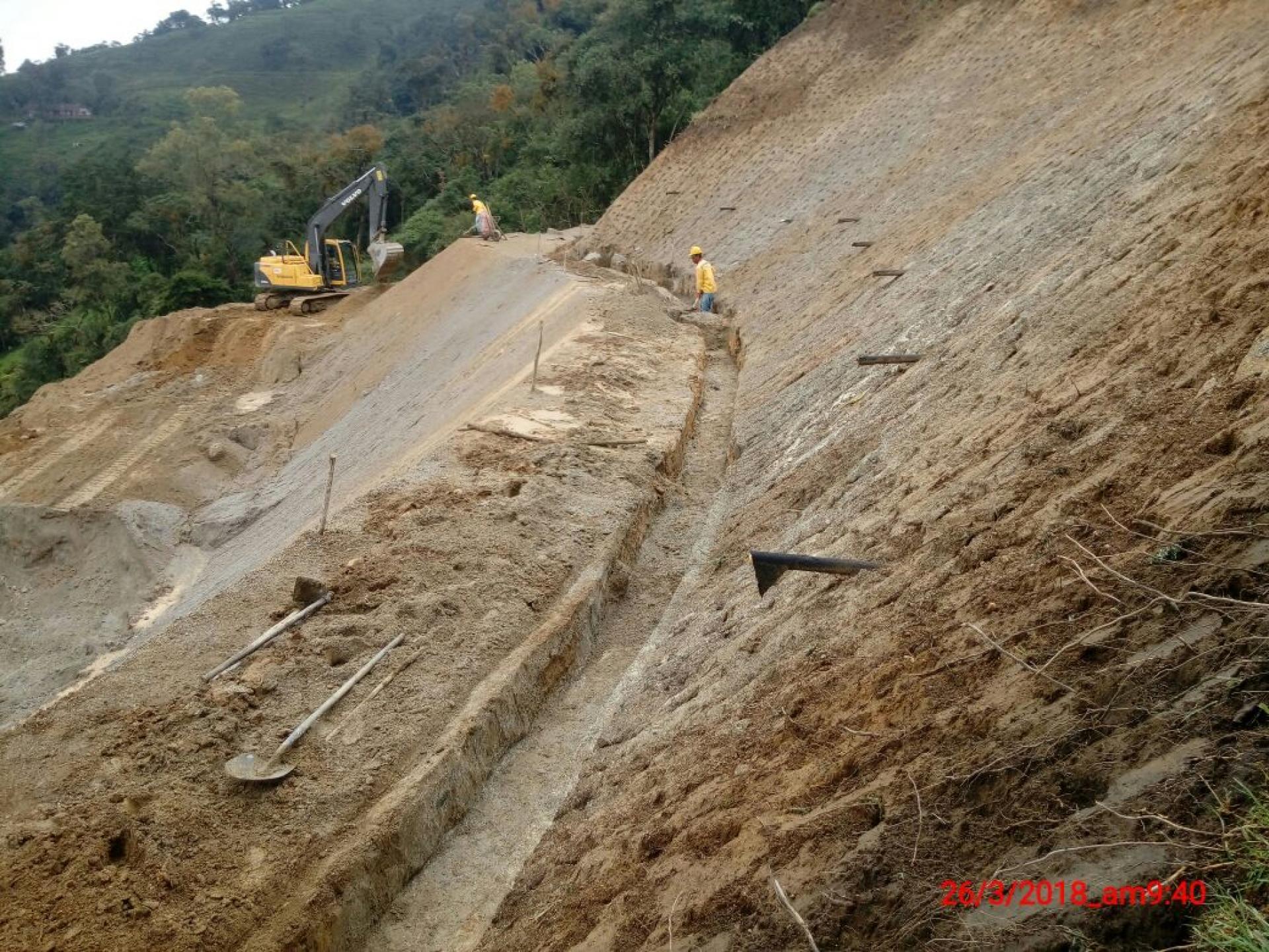 Mantenimiento de Vías del Proyecto hidroeléctrico Ituango.